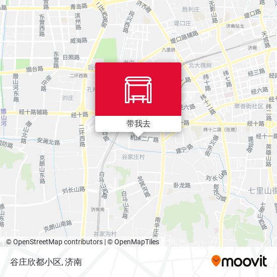 谷庄欣都小区地图