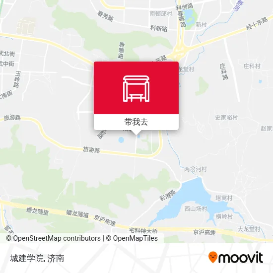 城建学院地图