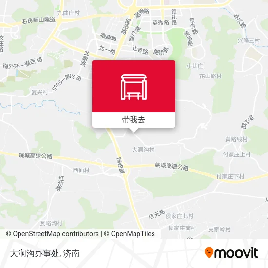 大涧沟办事处地图