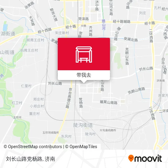 刘长山路党杨路地图