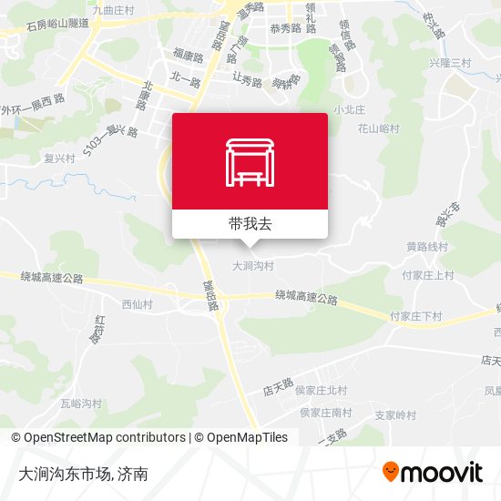 大涧沟东市场地图