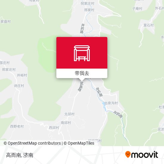 高而南地图