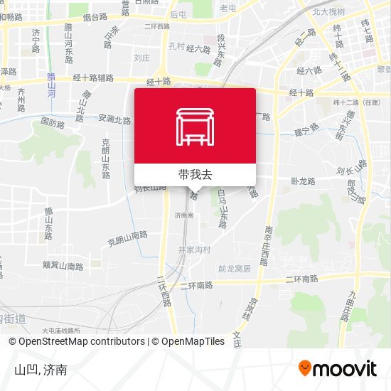 山凹地图