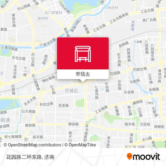 花园路二环东路地图