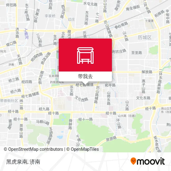 黑虎泉南地图