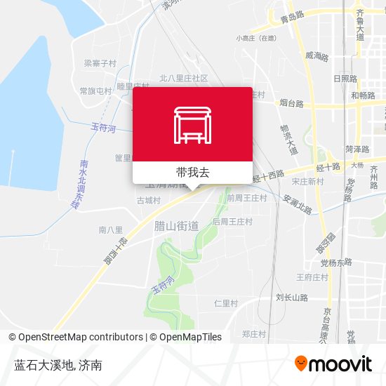 蓝石大溪地地图