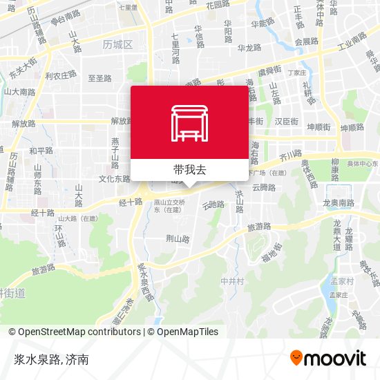 浆水泉路地图