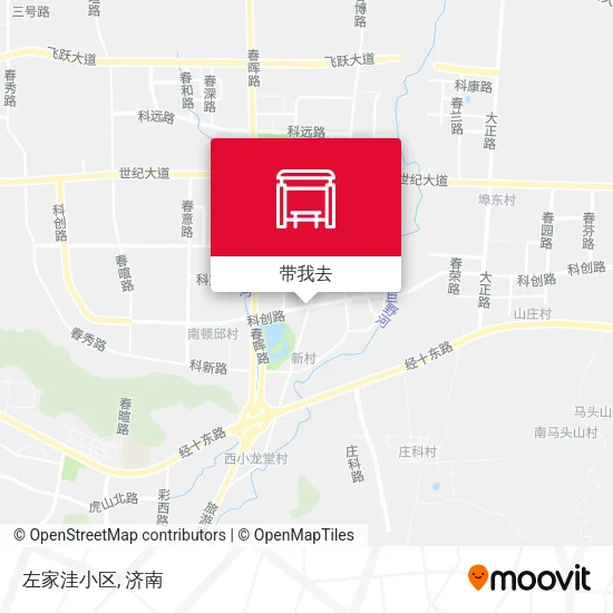 左家洼小区地图