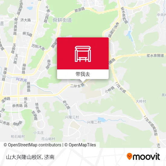 山大兴隆山校区地图