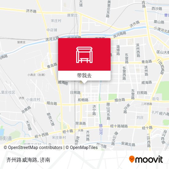 齐州路威海路地图