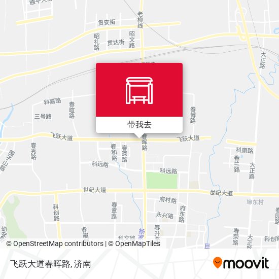 飞跃大道春晖路地图