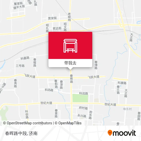 春晖路中段地图