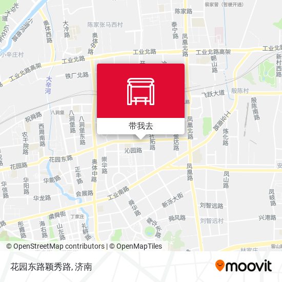 花园东路颖秀路地图