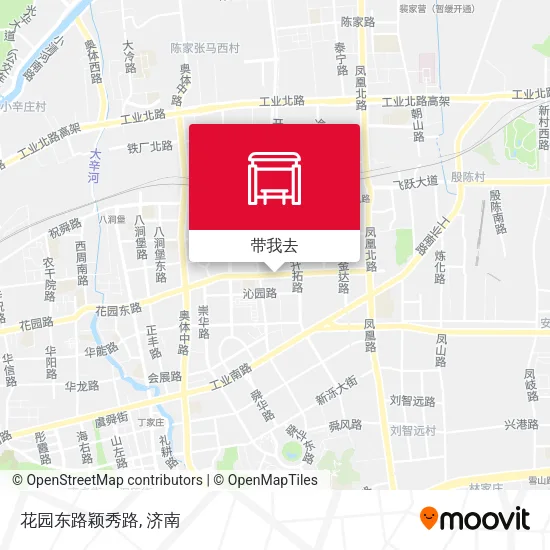 花园东路颖秀路地图