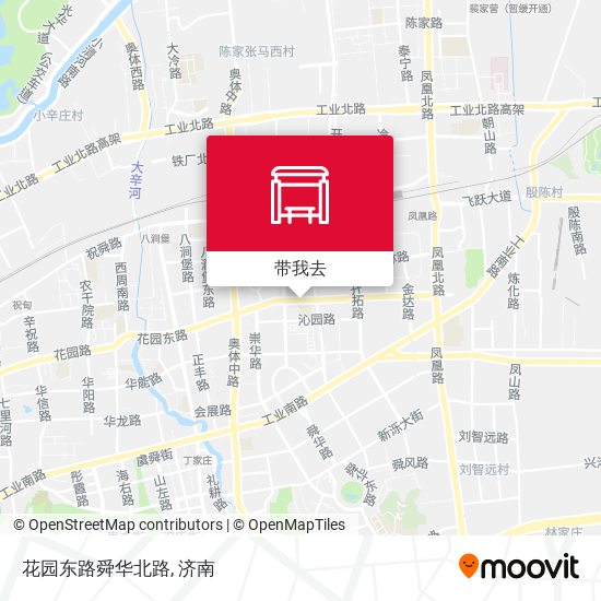 花园东路舜华北路地图