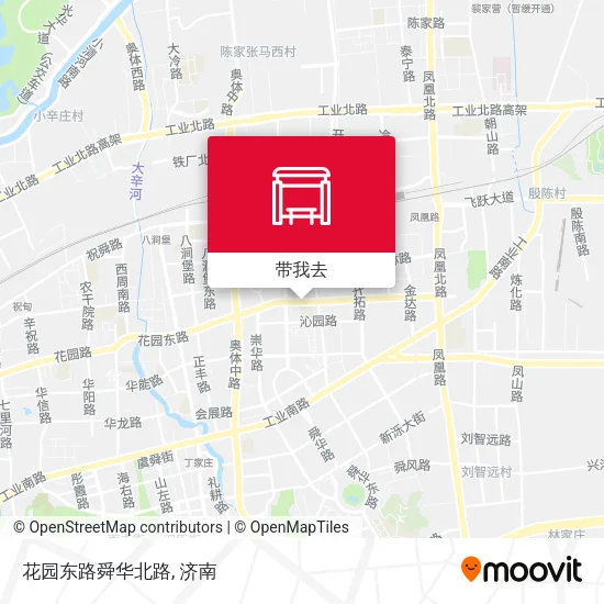 花园东路舜华北路地图
