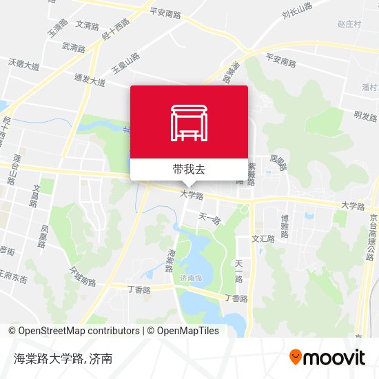 海棠路大学路地图