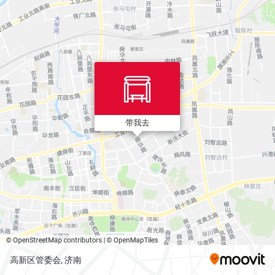高新区管委会地图