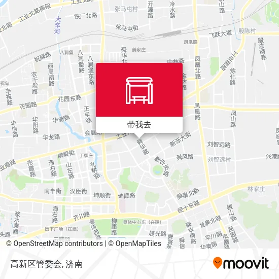 高新区管委会地图