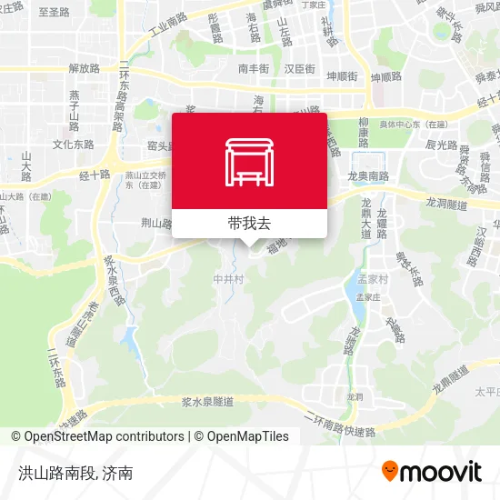 洪山路南段地图
