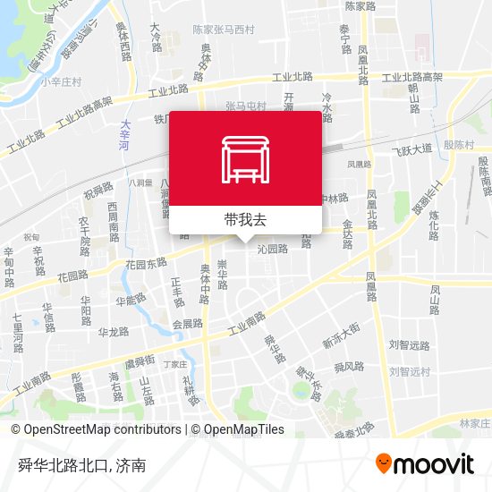 舜华北路北口地图