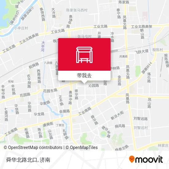 舜华北路北口地图