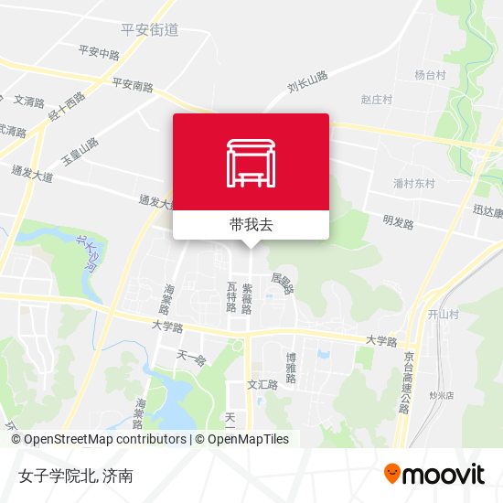 女子学院北地图