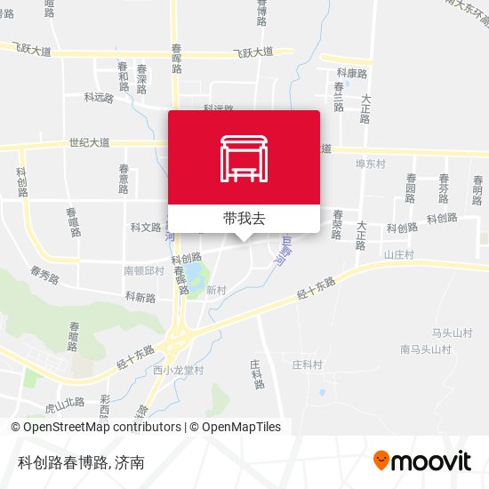 科创路春博路地图