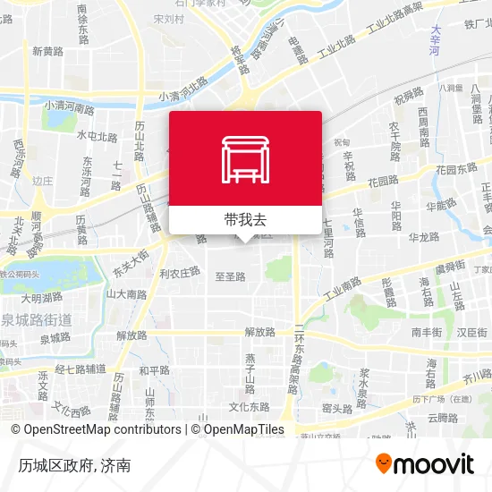 历城区政府地图