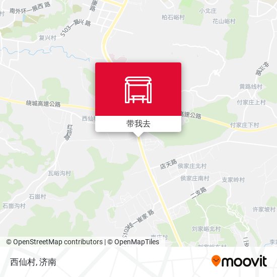 西仙村地图
