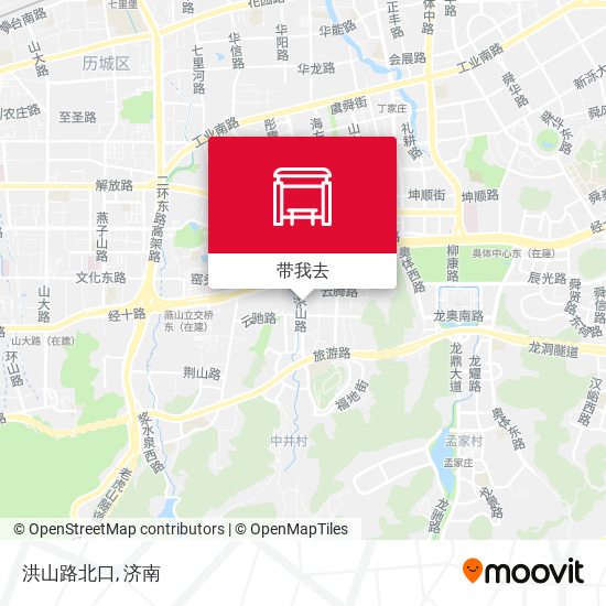洪山路北口地图