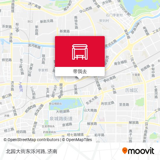 北园大街东泺河路地图