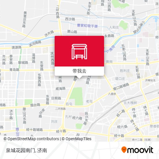泉城花园南门地图