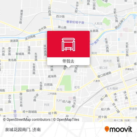 泉城花园南门地图