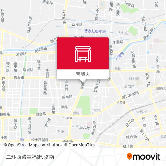 二环西路幸福街地图