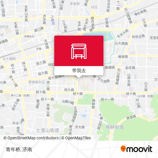 青年桥地图