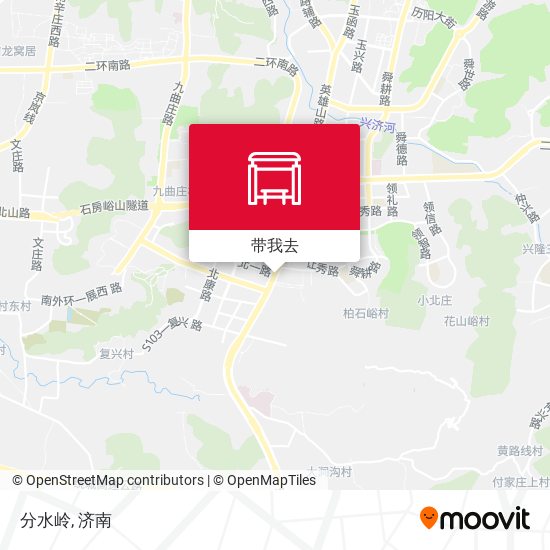 分水岭地图