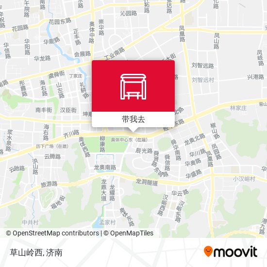 草山岭西地图