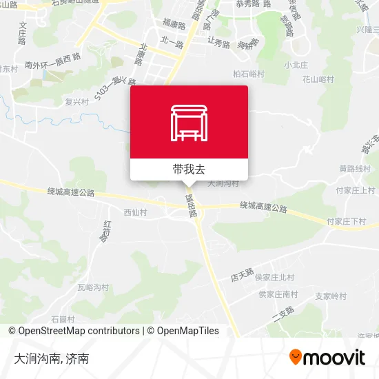 大涧沟南地图