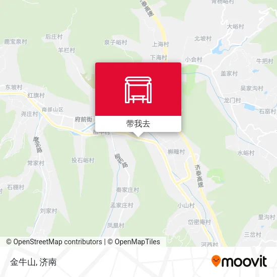 金牛山地图