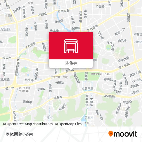 奥体西路地图