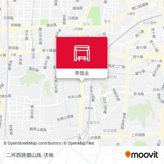 二环西路腊山路地图