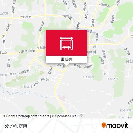 分水岭地图