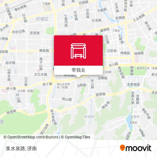 浆水泉路地图