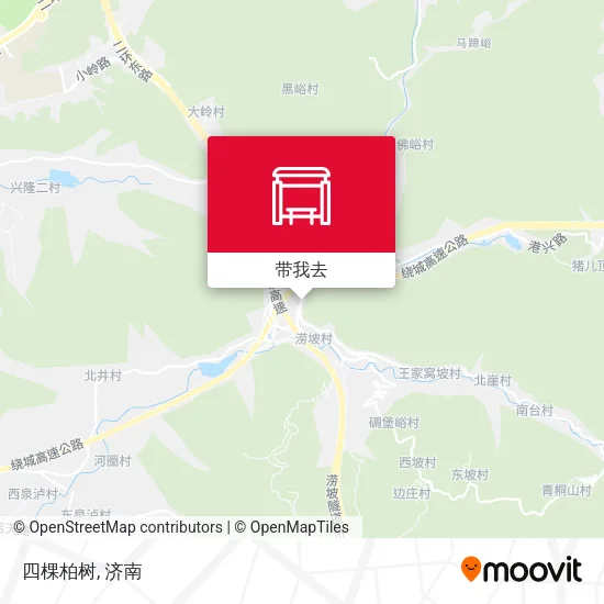 四棵柏树地图
