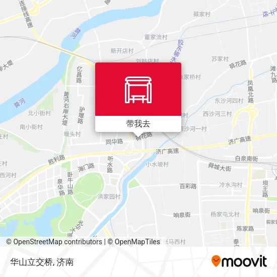 华山立交桥地图