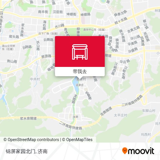锦屏家园北门地图