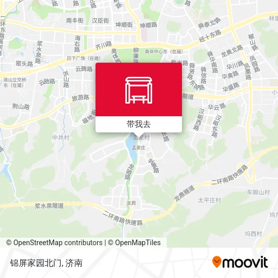 锦屏家园北门地图