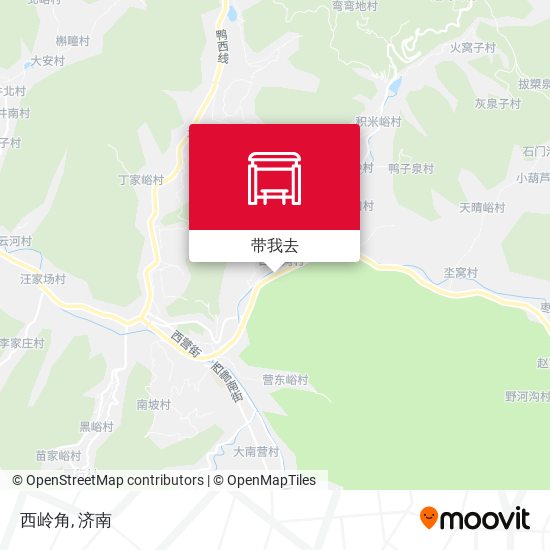 西岭角地图
