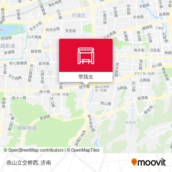 燕山立交桥西地图